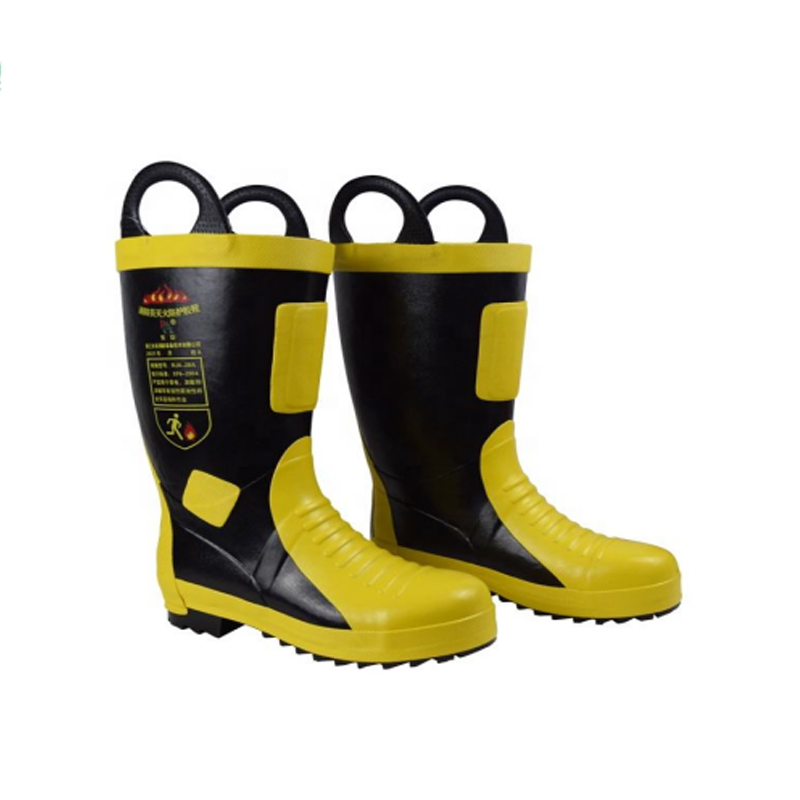 Botas de borracha de resgate de bombeiro