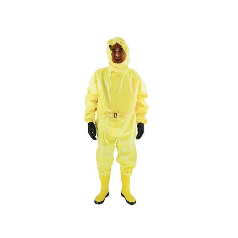 Traje de entrada de produtos químicos líquidos nível A para bombeiro